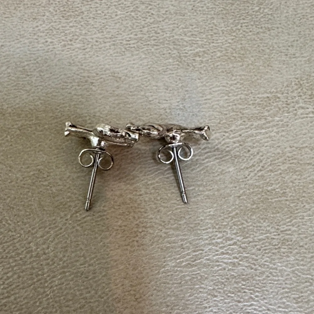 Sterling Silver Horse Earrings Studs 3/8 inch